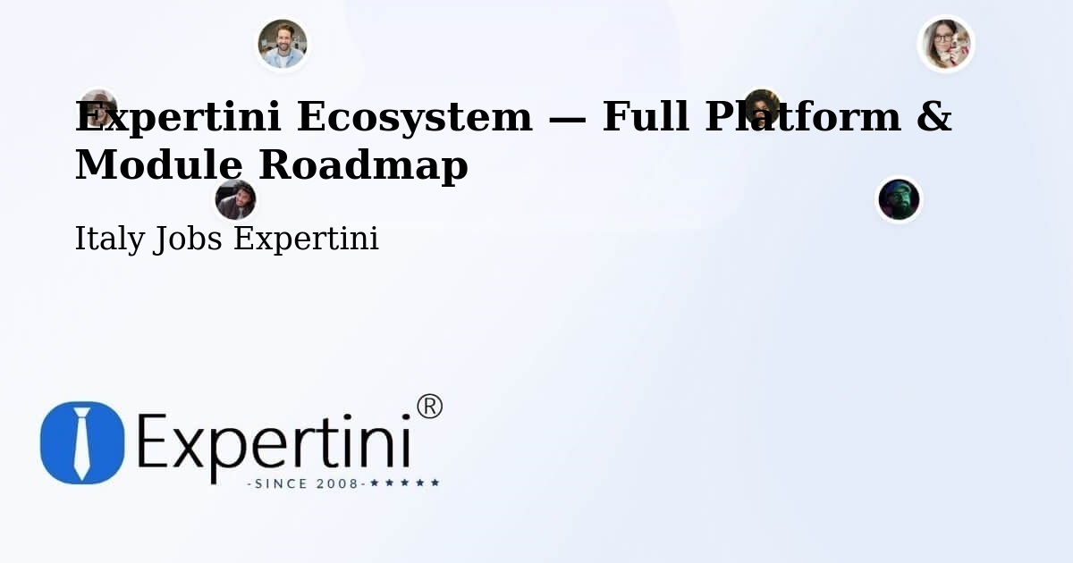 Expertini Ecosystem — Full Platform & Module Roadmap – Assago